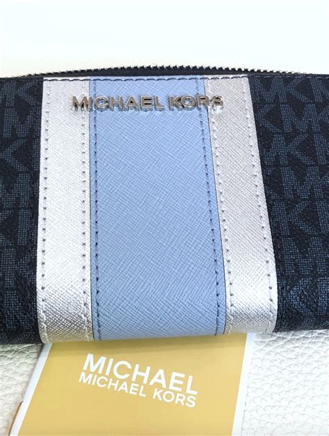 cartera michael kors gris|cartera michael kors original.